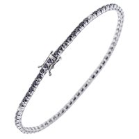 Bracciale Bliss in Oro bianco Diamante Black 2.07 Ct 20087967 - 20087967